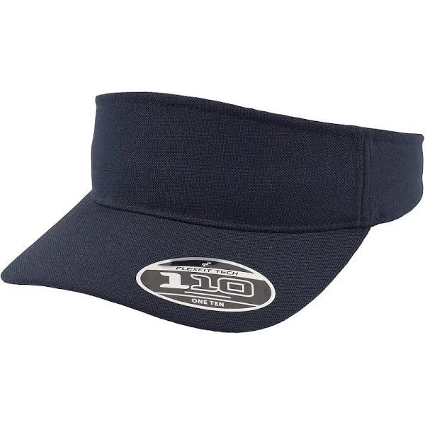 Flexfit by Yupoong 110 Visor Cap Navy One Size Polyester Elastane Visor Cap