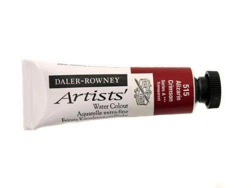 Daler Rowney : Artists' Watercolour Paint : 15ml : Alizarin Crimson