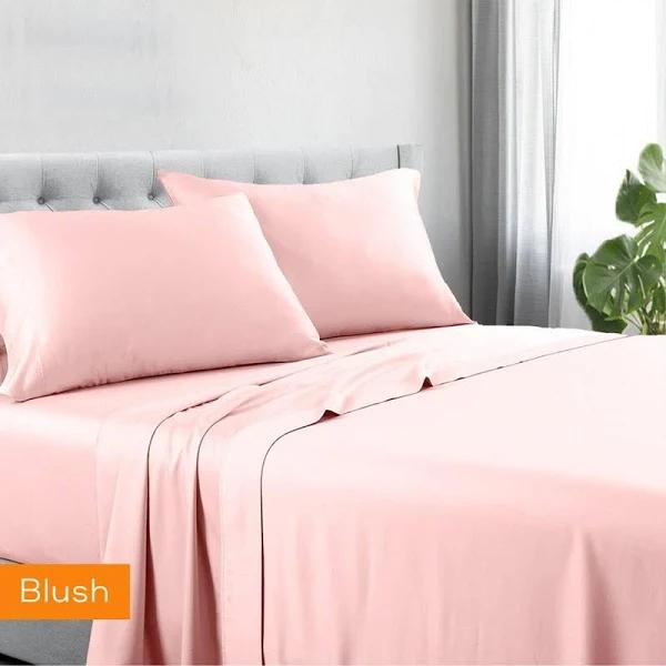 Luxore 1200TC Premium Hotel Quality Pure Cotton Rich Sheet Set | Mega King - Blush