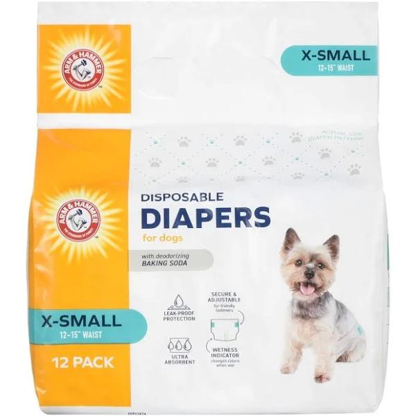 Arm and Hammer Dog Diapers x Small