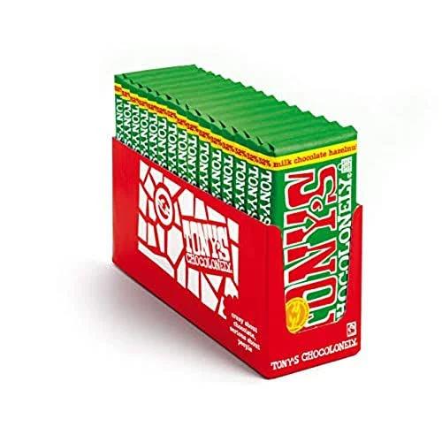 Tony's Chocolonely 15 x 180g - Milk Chocolate Hazelnut