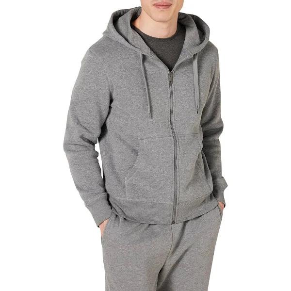 Amazon Essentials Men's Full-Zip Hooded Fleece Sweatshirt