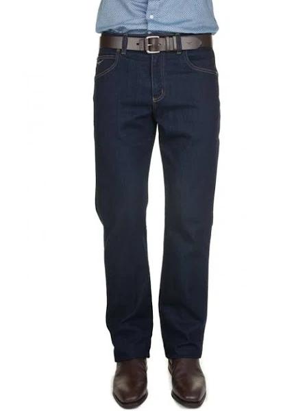 R.M Williams Linesman Stretch Denim Regular Fit Jean Indigo TJ111DXP301 - Leg Length R 32" Waist 42"