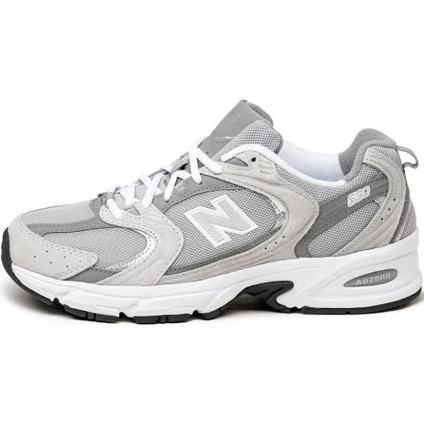 New Balance 530 Unisex Trainers, Size: 44.5, Grey/white - shoes