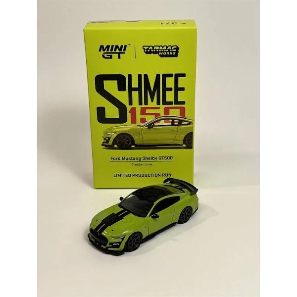 Tarmac 1/64 Grabber Lime Ford Mustang Shelby GT500