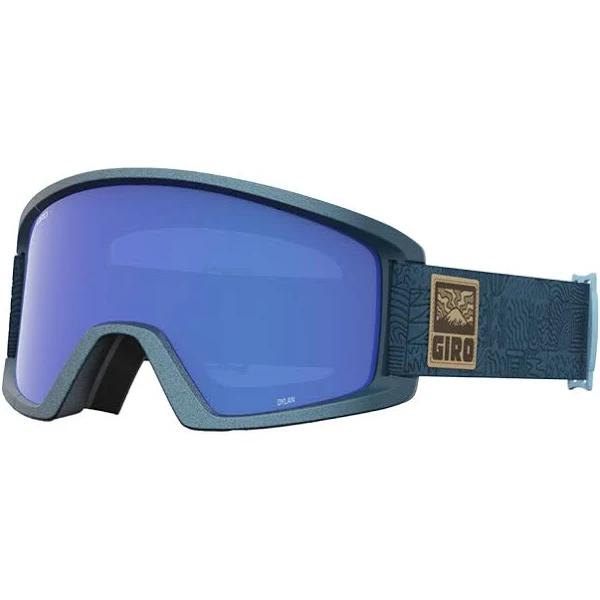 Giro Dylan Goggle Harbour Blue Adventure - Grey Cobalt + Yellow | Rhythm Snowsports