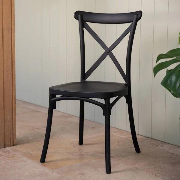 Marquee Black Cross Back Dining Chair