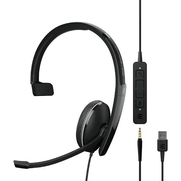 EPOS Enterprise EPOS Sennheiser Enterprise Adapt 135 Mono Headset (USB & 3.5mm), 1000914 Telephone Headsets