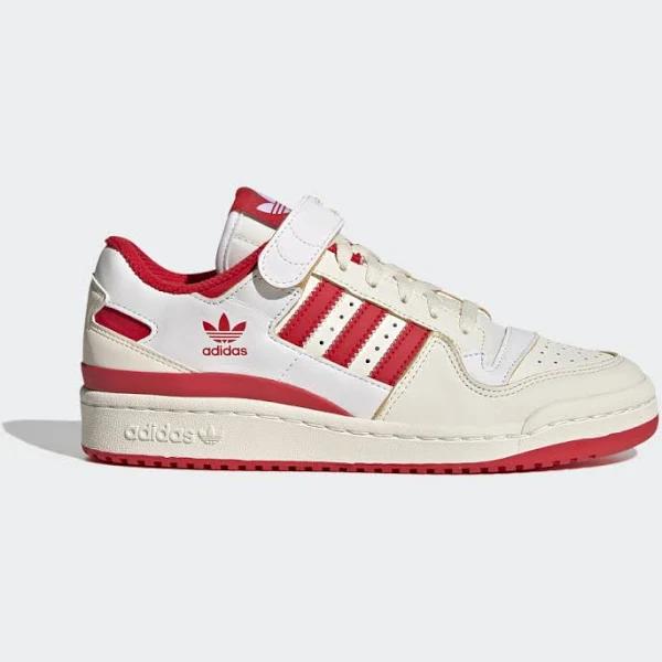 Adidas Forum 84 Low Off White Vivid Red Footwear White (Women's)