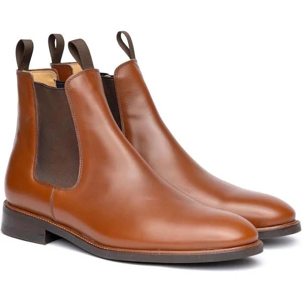 Mens Chelsea Boots | Sparrods & Co Cognac / EU 42