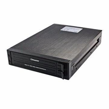 He-2005 Dual 2.5 Inch SATA HDD Internal Hard Drive Enclosure Hard Disk Case Internal Mobile Rack With Led Indicator