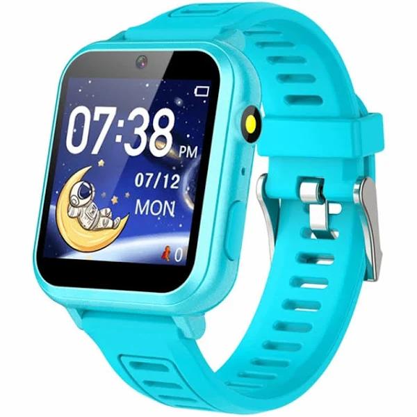 Vibe Geeks USB Charging Childrens Smartwatch With 16 Built-in Fun Games - Blue - AfterPay & zipPay Available