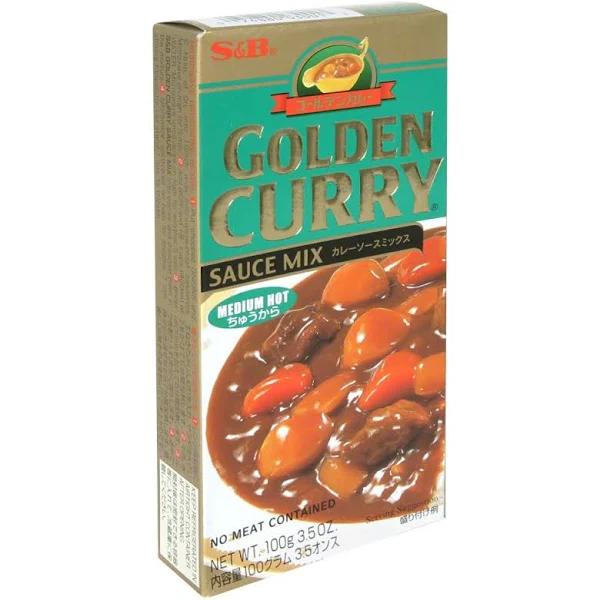 S&B Curry Mix Golden Medium 100g