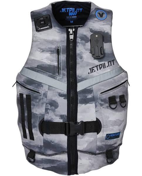 Jetpilot Venture Mens Neo Vest - Grey/Camo - 2023