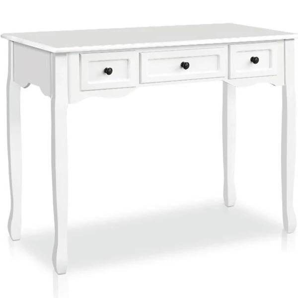 Artiss Hall Console Table Hallway Side Wooden French Drawer White