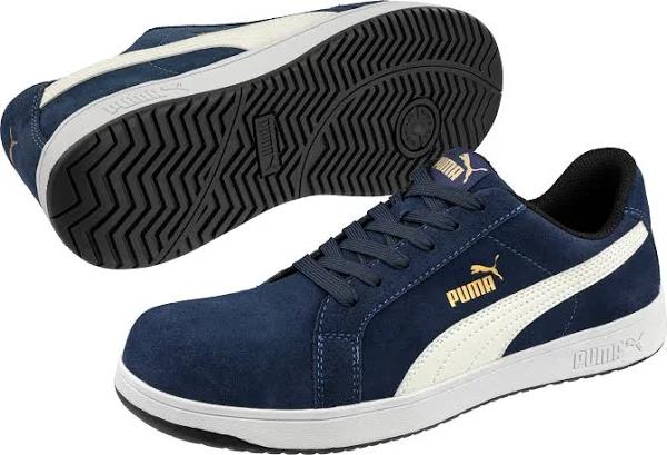 Puma Safety Iconic Unisex (640027) Blue/White / 5 AU/UK