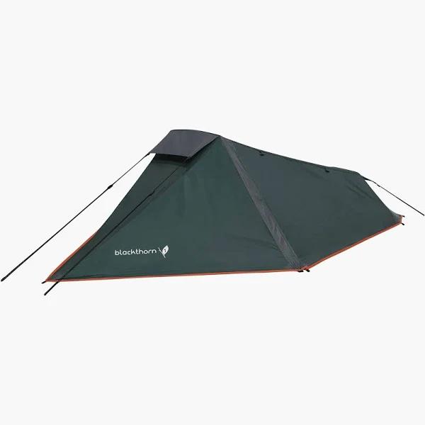 Highlander Blackthorn 1 Tent - Hunter Green/Orange Trim