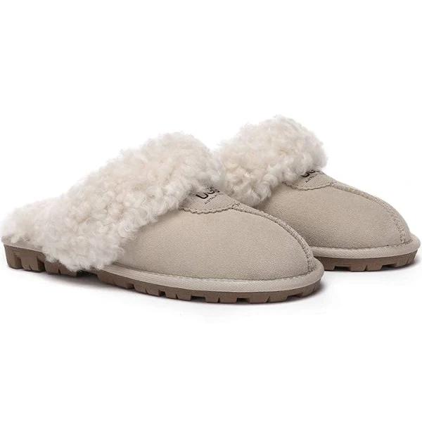 UGG Australian Shepherd Waffle Curly | Double Faced Sheepskin Upper - Women - House Shoes