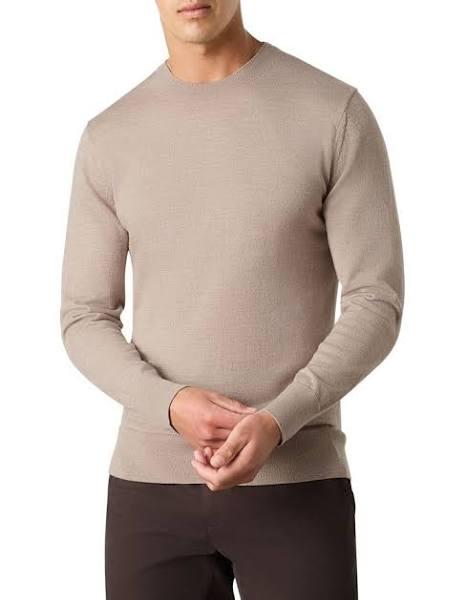 MJ Bale Sandringham Ashby Crew Knit in Cream XL