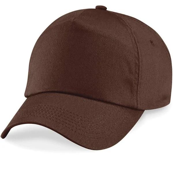 Original 5 Panel Cap 100% Cotton Chocolate - Beechfield B10