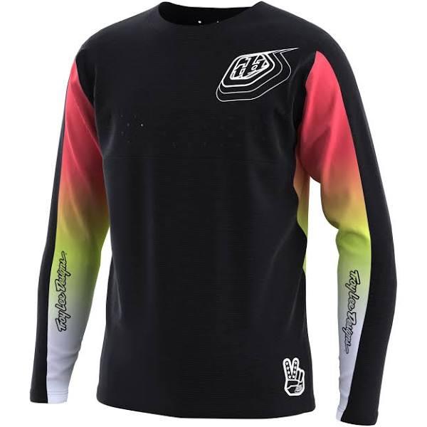 Troy Lee Designs Youth Sprint Jersey Richter - Richter Black