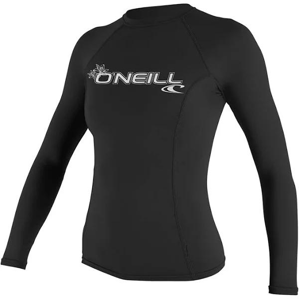 O'Neill Wetsuits Women's Basic Skins UPF 50+ Long Sleeve Rash Guard