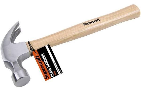 Supercraft Wood Handle Claw Hammer 560g