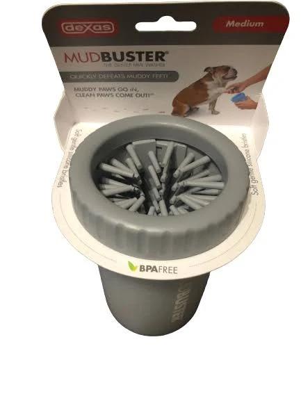 Dexas MudBuster Portable Dog Paw Cleaner Large Blue (PW720312)