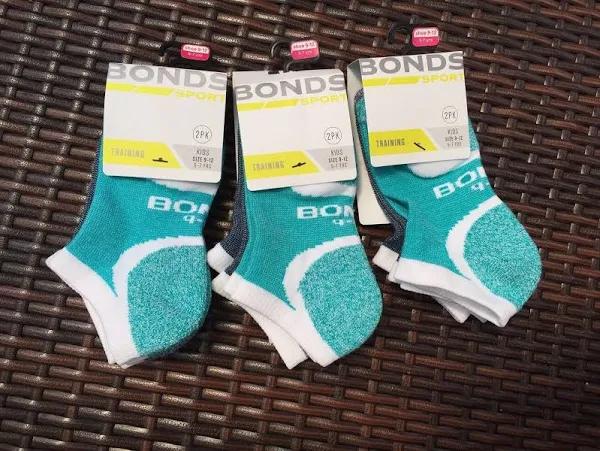 6 Pairs, Bonds Kids Girls Boys Ultimate Comfort Low Cut Size 9-12,