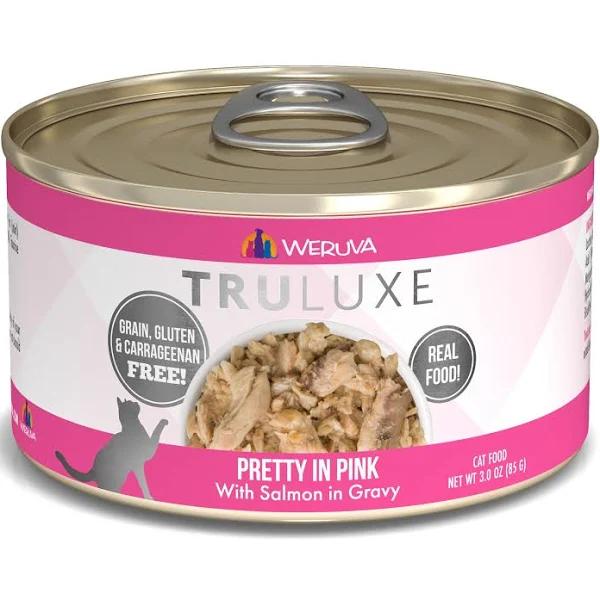 Weruva Truluxe Pretty in Pink with Salmon in Gravy Grain Free Wet Cat Food Cans 85g