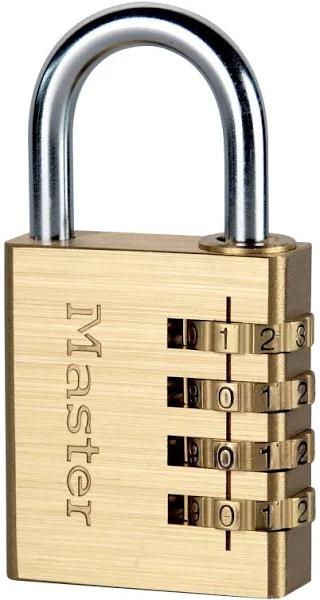 Master Lock 40mm Brass Combination Padlock