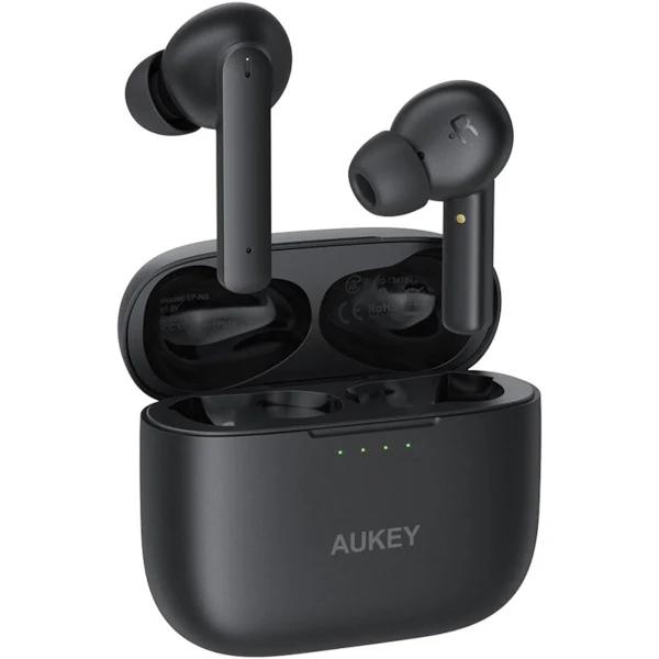 AUKEY True Wireless Earbuds Active Noise Cancelling Bluetooth 5.0 Earphone USB-C