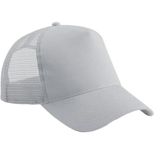 Beechfield Unisex Adult Snapback Trucker Cap Light Grey/Light Grey One Size