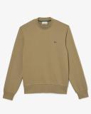 Lacoste Men's Classic Fit Crew Neck Fleece Sweatshirt Beige Size M