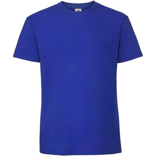 Fruit of The Loom Mens Ringspun Premium Tshirt Royal Blue S UK