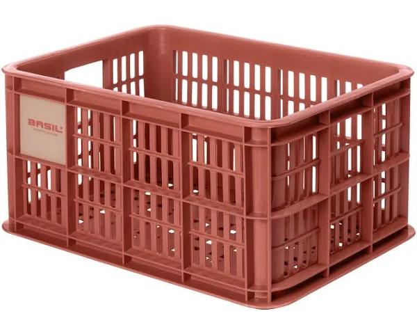 Basil Bicycle Crate Small 17.5 Litres Terra Red