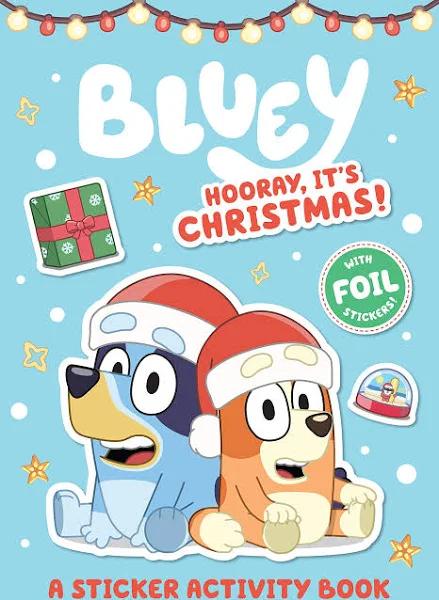 Bluey Hooray, It's Christmas! A Sticker Activity Book