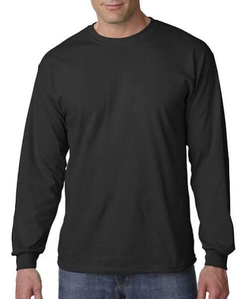 Gildan G5400 Heavy Cotton Adult Long Sleeve Tee - Black, S