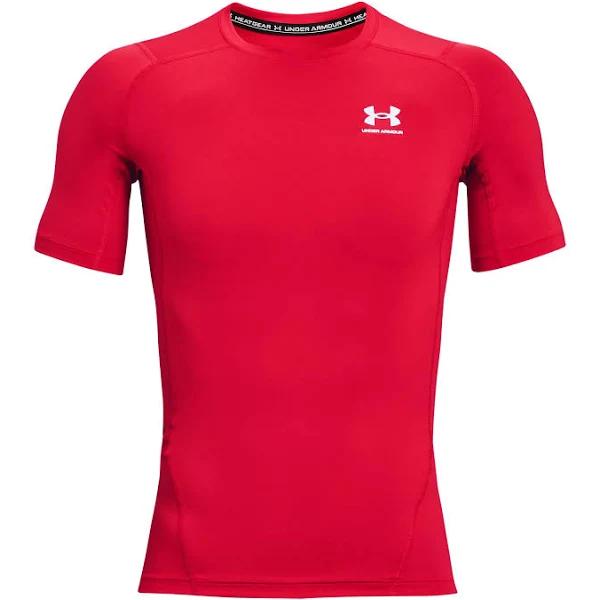 T-Shirt Under Armour hg Armour Comp SS Red/ White L