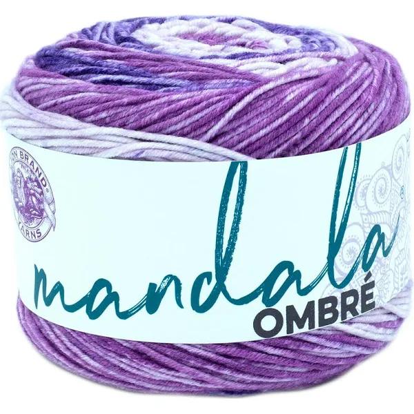 Lion Brand Yarn 551-219 Mandala Ombre Yarn, Chi