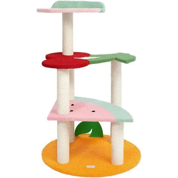 VETRESKA Fruity Climbing Frame Cat Tree With Scratching Post