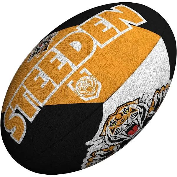 Wests Tigers NRL Football Steeden Supporter Ball Size 11" Inch Footy