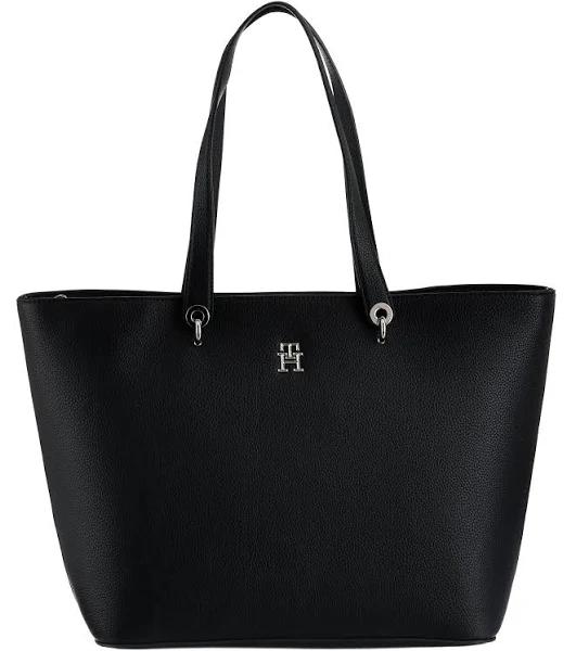 Tommy Hilfiger Emblem Shopper Bag Black