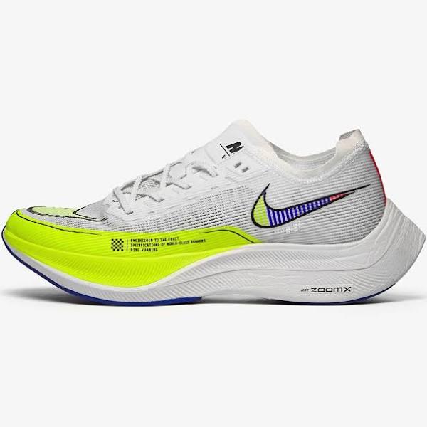 Nike ZoomX Vaporfly Next% 2 White Volt Racer Blue