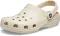 Crocs Unisex Adults Classic Clog, Bone, M6W8