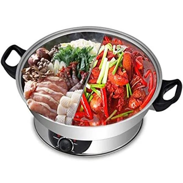 Galaxy Tiger Electric Hotpot SET-500 Stainless Steel Hot Pot Divider