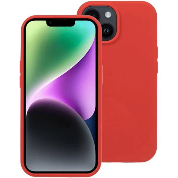 iPhone 13 Mini Compatible Case Cover with Silicone - Red