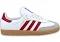 Adidas Samba OG - Cloud White/Collegiate Burgundy/Gum, 7