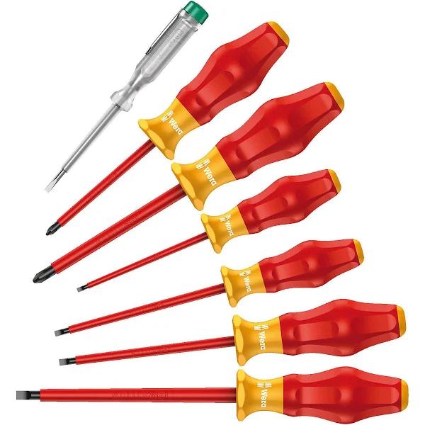 Wera Kraftform Comfort VDE Screwdriver Set 7 Piece