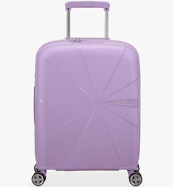 American Tourister Digital Lavender Starvibe Expandable Four-wheel Suitcase 55cm